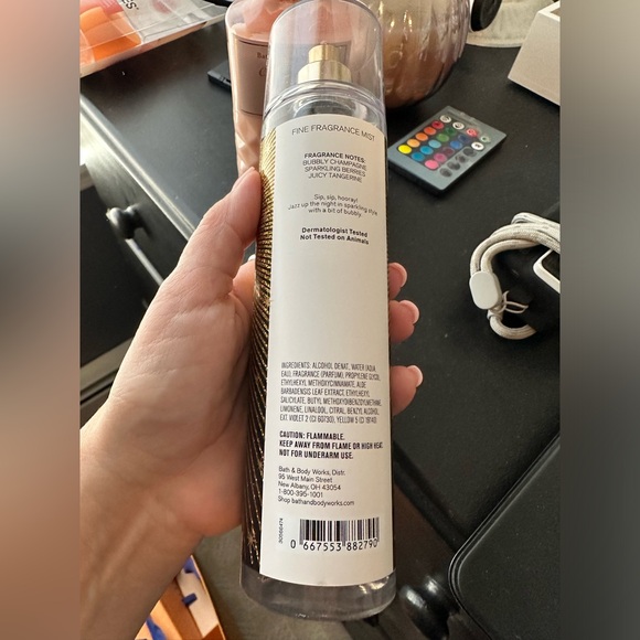 Bath and body Works champagne toast, body lotion, 3/4 full and mist - Picture 3 of 3